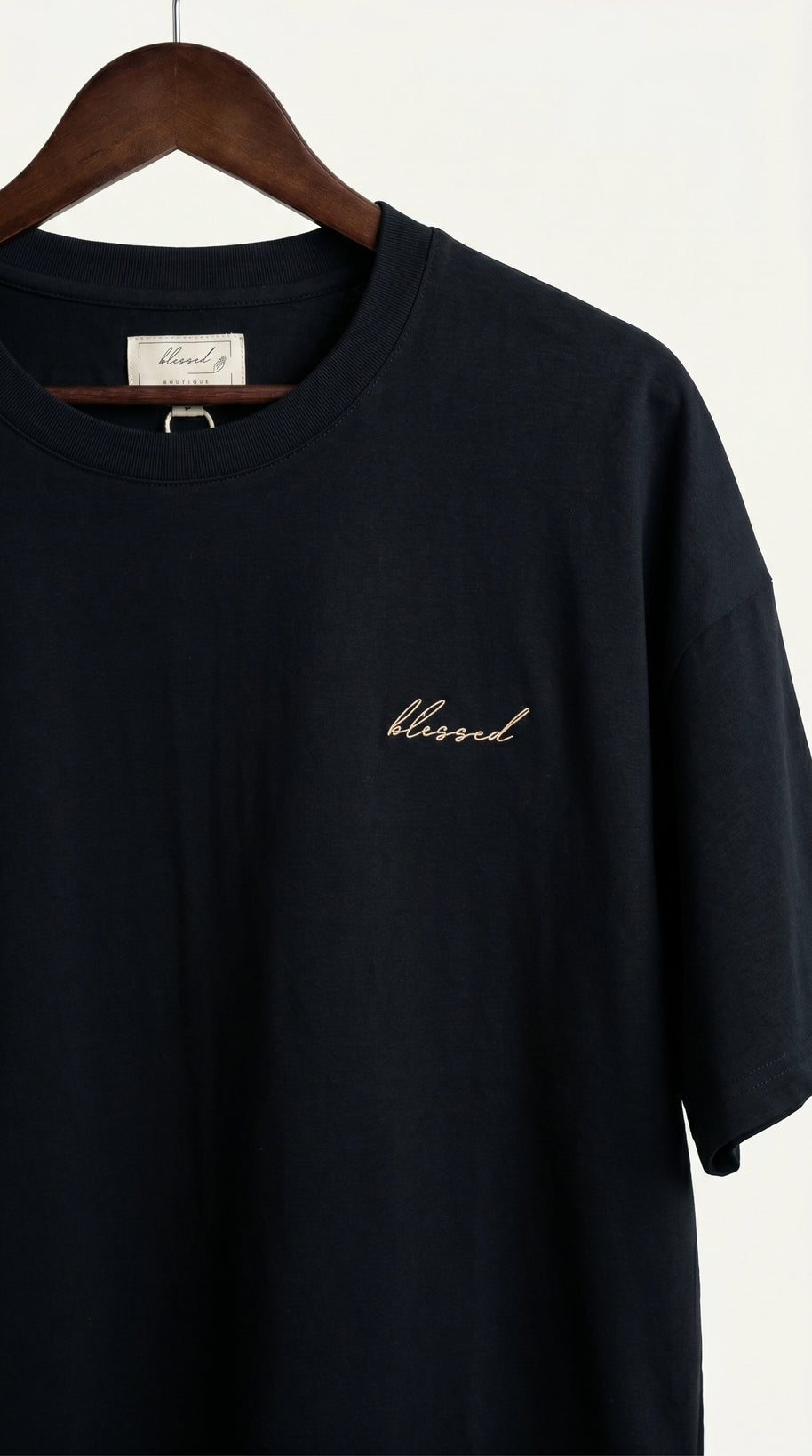 Blusa Camiseta clásica Marie | Negro
