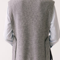 Chaleco Lume | Elegancia Estructurada | Gris Perla