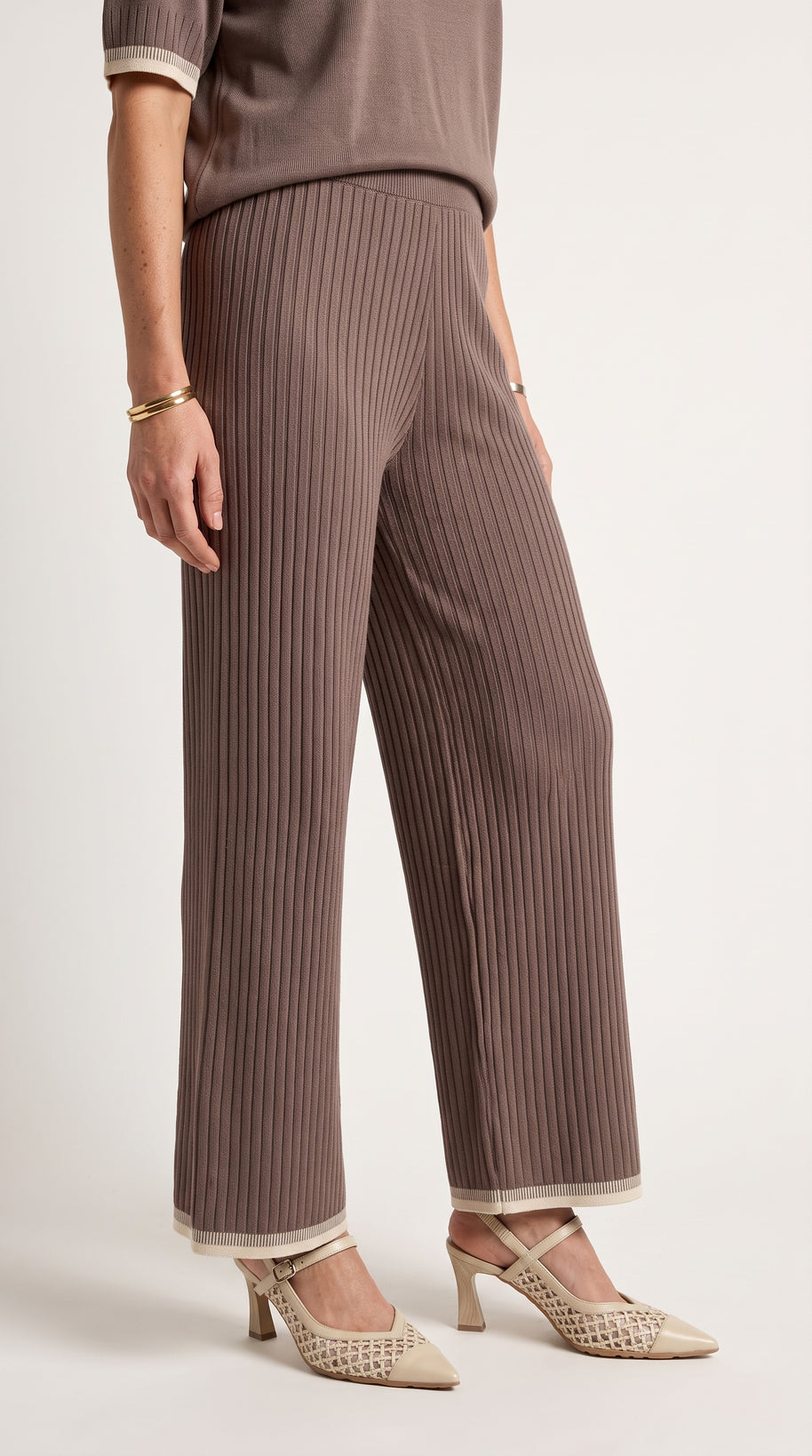 Conjunto de Punto Serena | Total Look 2 Piezas | Taupe Suave