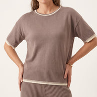 Conjunto de Punto Serena | Total Look 2 Piezas | Taupe Suave