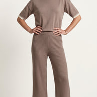 Conjunto de Punto Serena | Total Look 2 Piezas | Taupe Suave