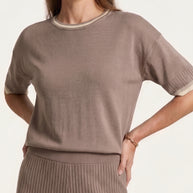 Conjunto de Punto Serena | Total Look 2 Piezas | Taupe Suave