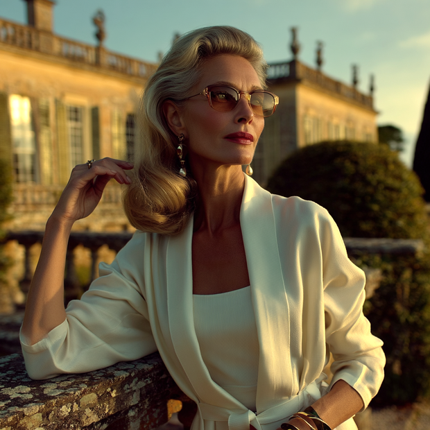 CONJUNTO OCASO BLANCO MARFIL - TRES PIEZAS