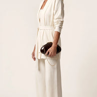 Conjunto Ocaso de Punto | Total Look 3 Piezas | Blanco Cloud