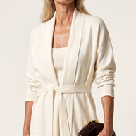 Conjunto Ocaso de Punto | Total Look 3 Piezas | Blanco Cloud