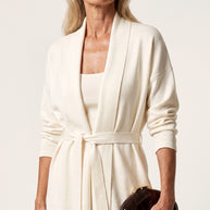 Conjunto Ocaso de Punto | Total Look 3 Piezas | Blanco Cloud