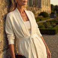 Conjunto Ocaso de Punto | Total Look 3 Piezas | Blanco Cloud
