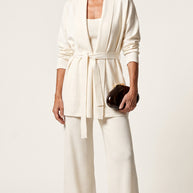 Conjunto Ocaso de Punto | Total Look 3 Piezas | Blanco Cloud