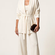 Conjunto Ocaso de Punto | Total Look 3 Piezas | Blanco Cloud