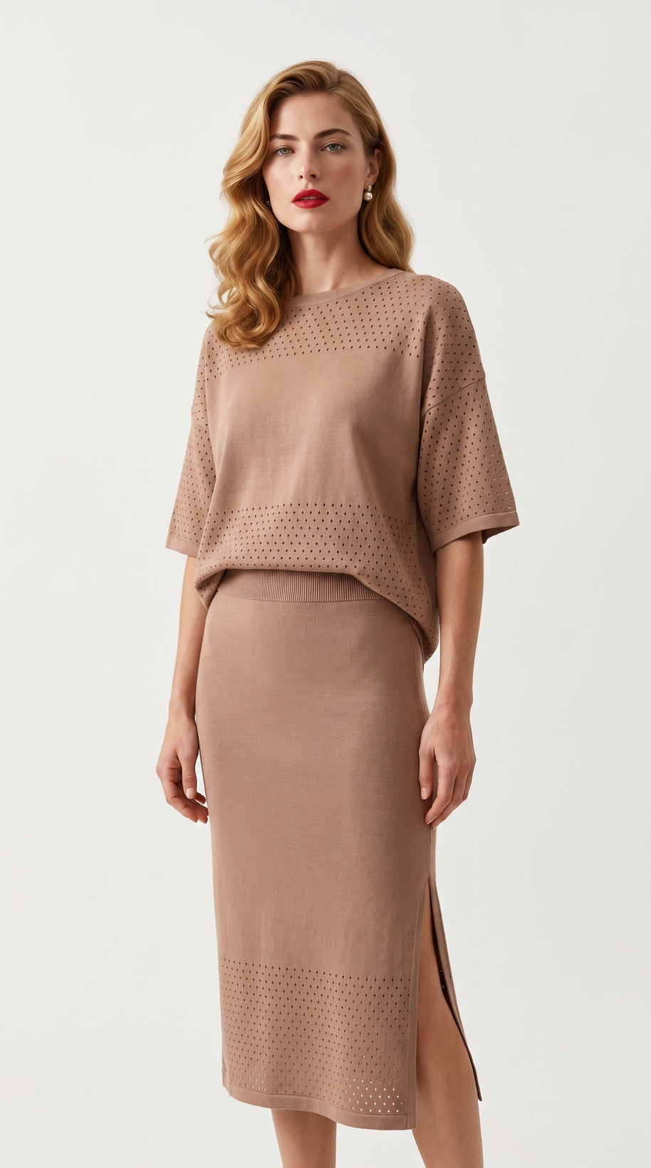 Conjunto Savia | Total Look 2 Piezas | Malva Terracota