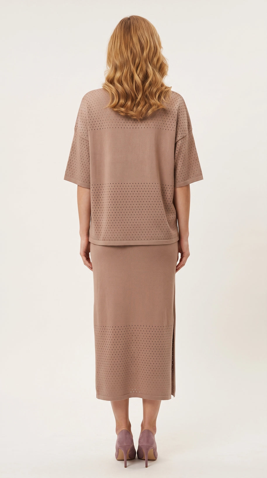 Conjunto Savia | Total Look 2 Piezas | Malva Terracota