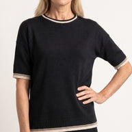 Conjunto de Punto Serena | Total Look 2 Piezas | Negro Clásico