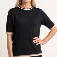 Conjunto de Punto Serena | Total Look 2 Piezas | Negro Clásico