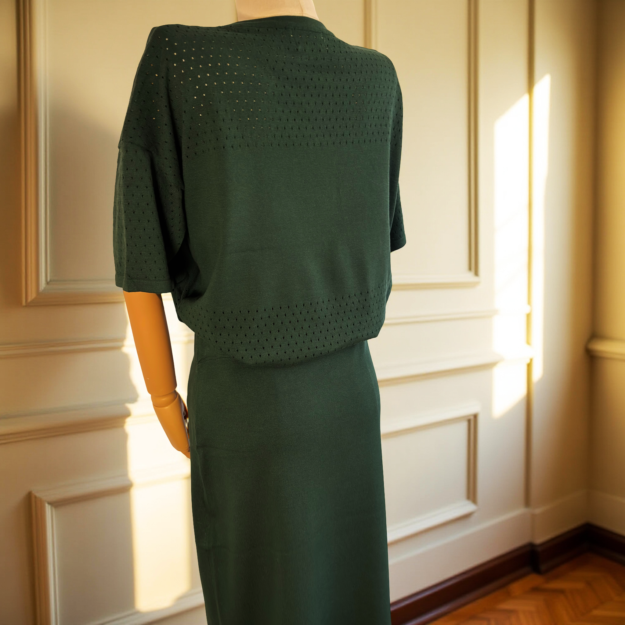 Conjunto Savia | Total Look 2 Piezas | Verde Musgo Profundo