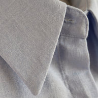 Camisa de Lino Lis | Azul Empolvado