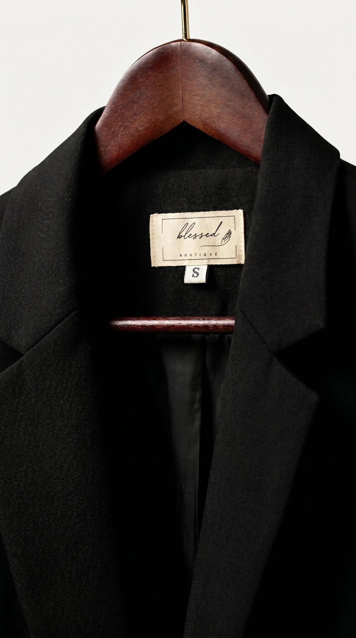 Blazer Élise | Chaqueta Americana Sastre | Negro Clásico