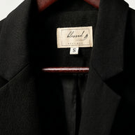 Blazer Élise | Chaqueta Americana Sastre | Negro Clásico