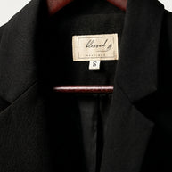 Blazer Élise | Chaqueta Americana Sastre | Negro Clásico