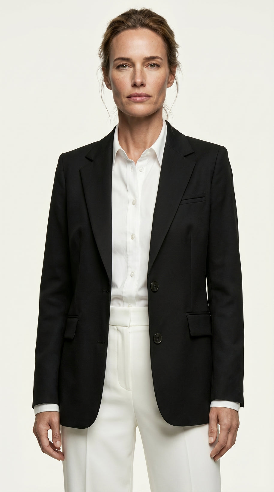 Blazer Élise | Chaqueta Americana Sastre | Negro Clásico