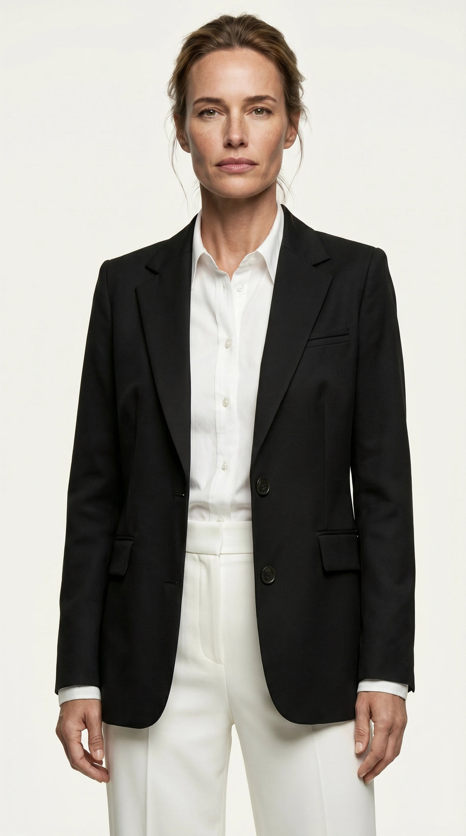 Blazer Élise | Chaqueta Americana Sastre | Negro Clásico
