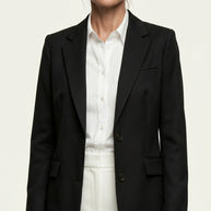 Blazer Élise | Chaqueta Americana Sastre | Negro Clásico
