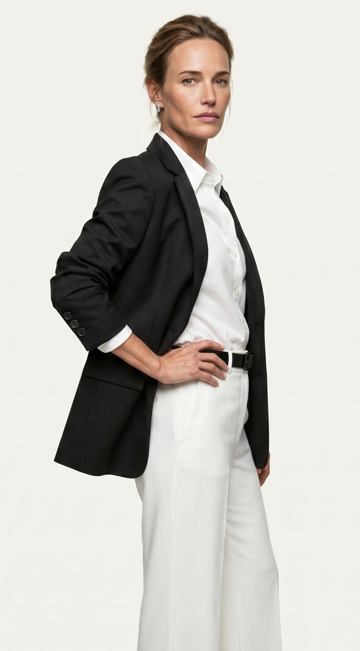 Blazer Élise | Chaqueta Americana Sastre | Negro Clásico