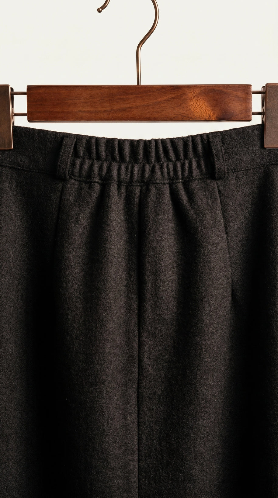 Falda midi Aristea | Negro Clásico