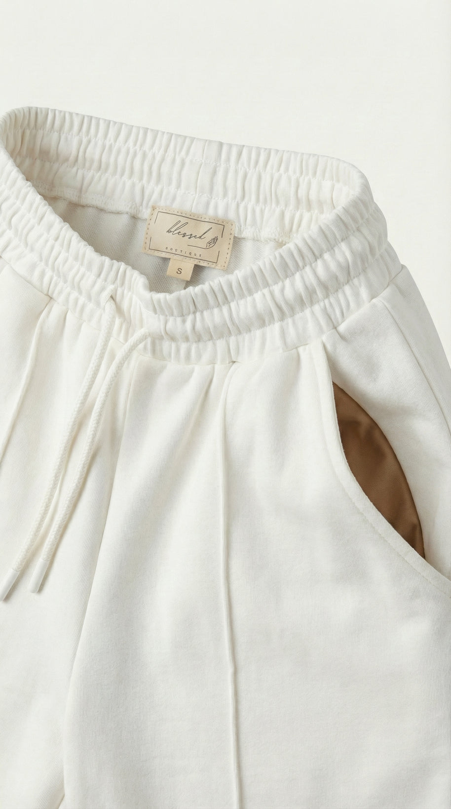 Pantalón Largo Siena Sport-Chic | Blanco Cloud