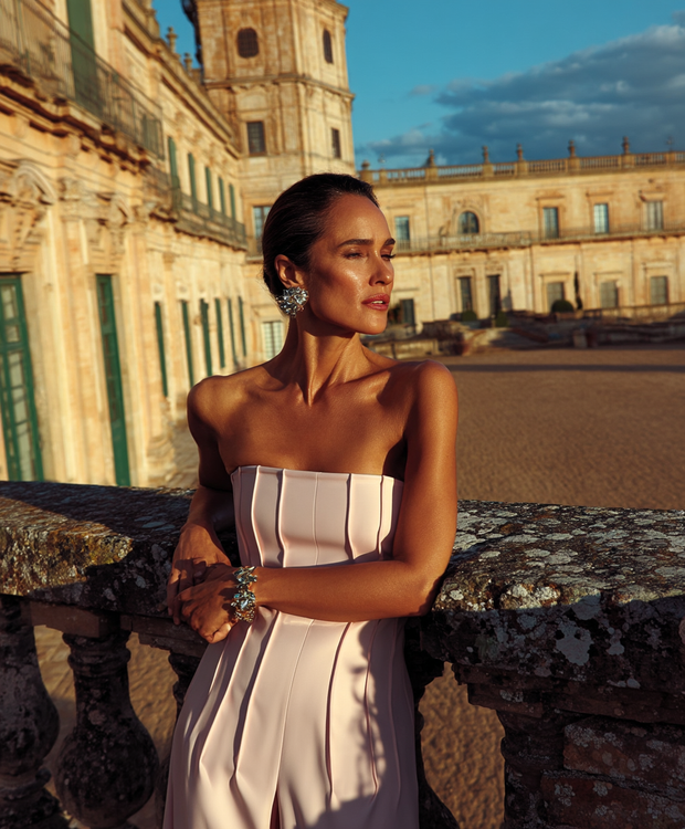 MONO ACANALADO ÉCLAT ROSÉ EMPOLVADO