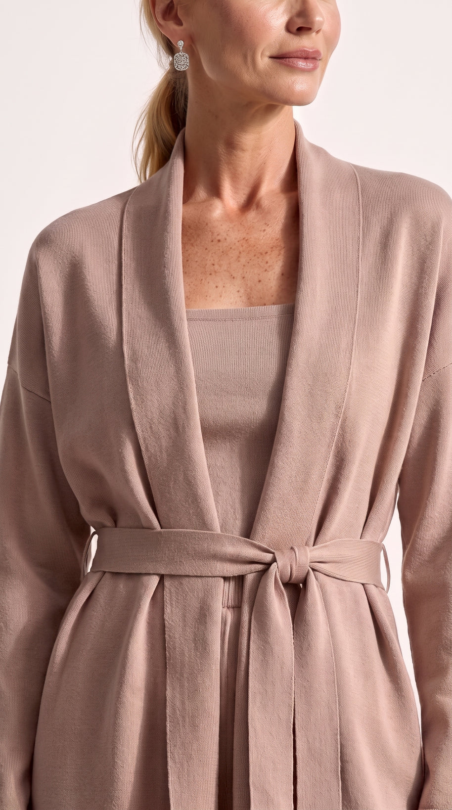 Conjunto Ocaso de Punto | Total Look 3 Piezas | Beige Arena