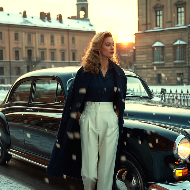 PANTALÓN ÁGATA CINTURA ALTA REGULAR - BLANCO MARFIL