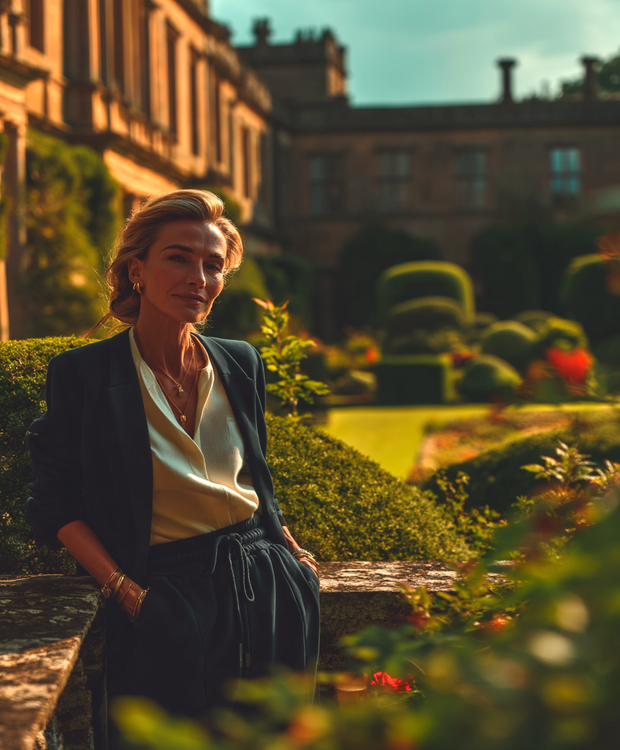 PANTALÓN LARGO SPORT-CHIC SIENA - AZUL MARINO