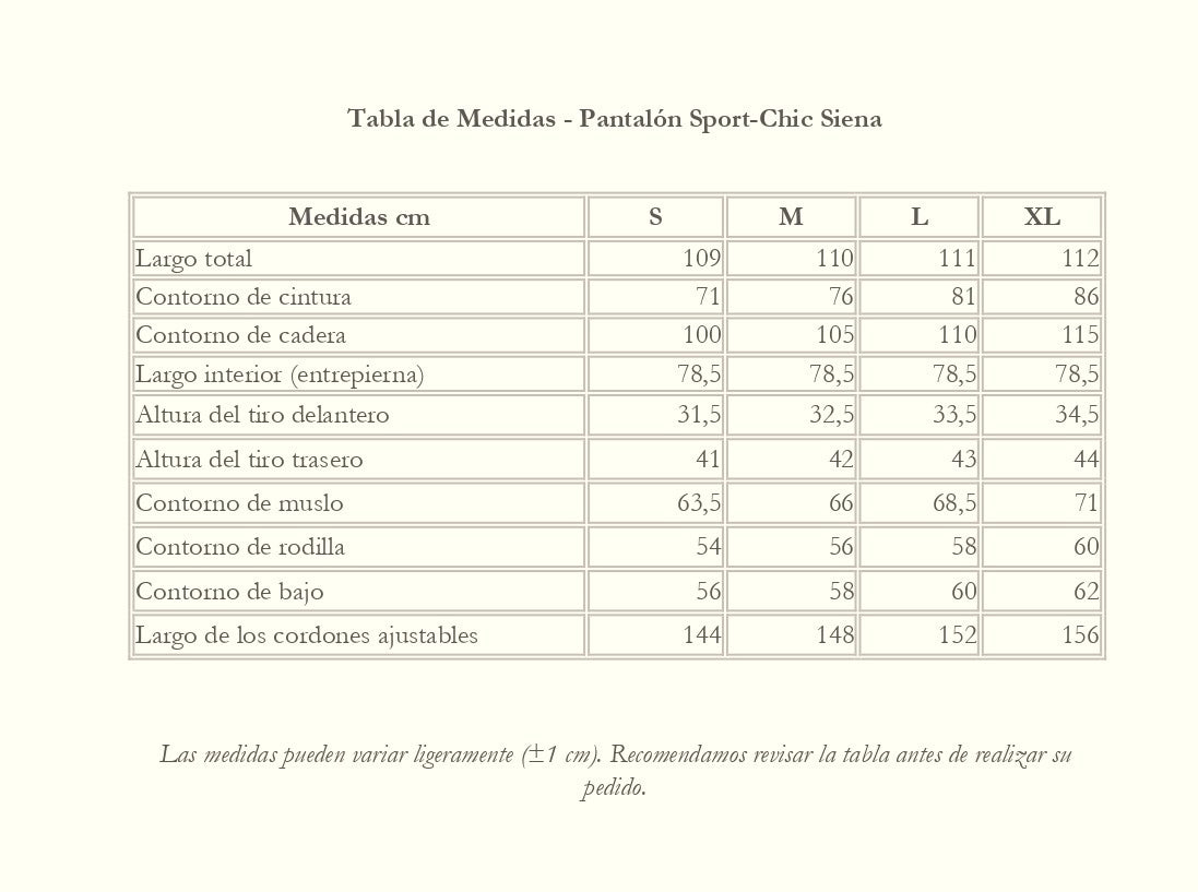 Pantalón Largo Siena Sport-Chic | Azul Marino