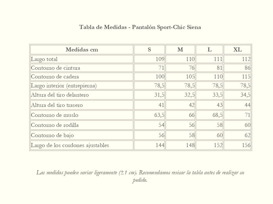 Pantalón Largo Siena Sport-Chic | Azul Marino