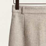 Falda midi Aristea | Gris Perla Mate
